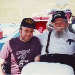 Pete with one of his hero's, the great Chubby Wise.